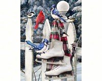 Birds with Skates 500 piece Puzzle