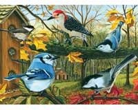 Backyard Feeder 1000 piece Puzzle