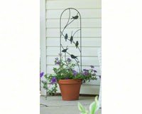 40 inch Perching Birds Pot Trellis