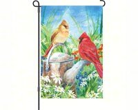 Summer Cardinal Garden Flag