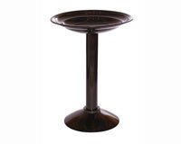 Pedestal Bird Bath â€“ Anodized Black Color
