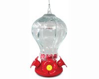 Hummingbird Feeder â€“Fluted â€“ Balloon Shaped