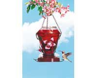 Hummingbird Feeder â€“ Diamond Cutâ€“ Blossom