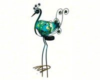 Solar Peacock Stake 21 inch