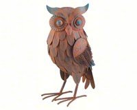 Rusty Owl Decor 15 inch