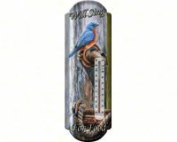Bluebird Tin Thermometer 1