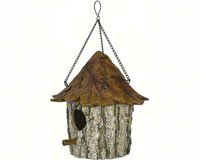 Oak Tree Resin Birdhouse