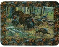 Turkeys Tempered Glass Cutting Board