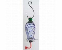 Hummingbird Feeder â€“ Cylinder  â€“ Blue Arch Lines