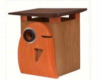 Art Deco Birdhouse Owl