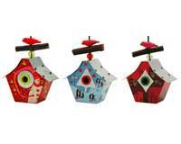 Birdhouse Ornaments Assortment