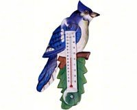 Thermometer Small Blue Jay