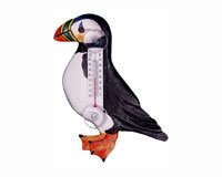Puffin in Profile Small Window Thermometer