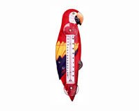 Red Parrot Large Window Thermometer