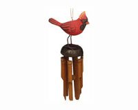 Cardinal Bamboo Windchime