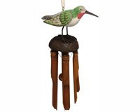 Hummingbird Bamboo Windchime