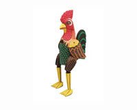Hinged Rooster Birdhouse
