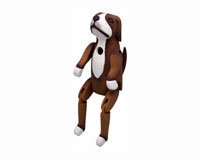 Hinged Brown & White Dog Birdhouse