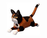 Leaping Calico Cat Birdhouse