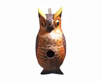 Great Horned Owl Birdhouse