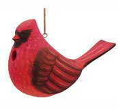 "Fat" Cardinal Birdhouse
