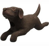 Leaping Black LAB Birdhouse