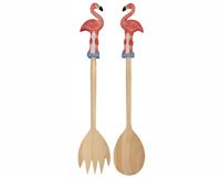 Salad Server Flamingo