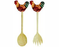 Country Chicken Salad Server Set