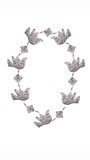 Dove Punched Metal Garland