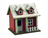 Picket Fence Cottage Birdhouse
