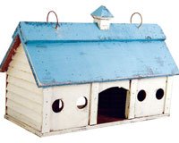 Blue Stable Bird Feeder Small