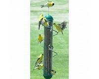 17 in. Green Spiral Finch Tube Feeder