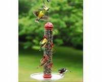 17in. Red Spiral Sunflower Feeder