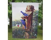 Flag Large, Summer Bluebirds