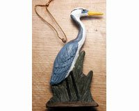 Heron and Grass Ornament
