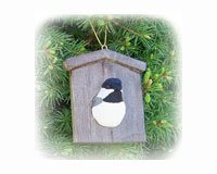 Chickadee House Ornament
