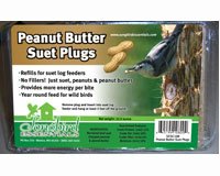 Songbird Suet Plugs Peanut 4 Pak