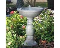 Solar Bird Bath â€“ Country Gardens â€“ Solar Fountain