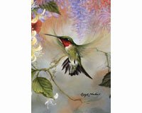 Ruby Throated Honey House Flag