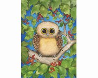 Hoot Hoot Garden Flag