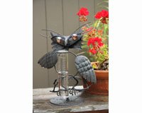 Owl Tabletop Rain Gauge