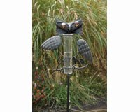 Owl Rain Gauge Stake