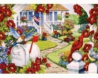 Red, White, & Bluebird 1000 piece Puzzle