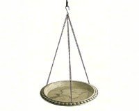 Hanging Bird Bath â€“ Audubon â€“ Egret Embossed