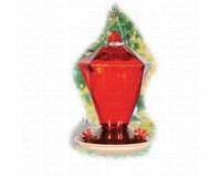 Hummingbird Feeder â€“ Diamond Glass â€“ Ruby