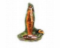 Oriole Feeder Cut Glass Amber