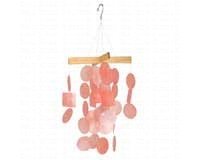 Mini Capiz Chime - Coral