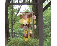 Brown/Gold Capiz Chime