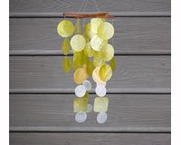 Green/Yellow Capiz Chime