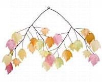Autumn Leaves Capiz Chime